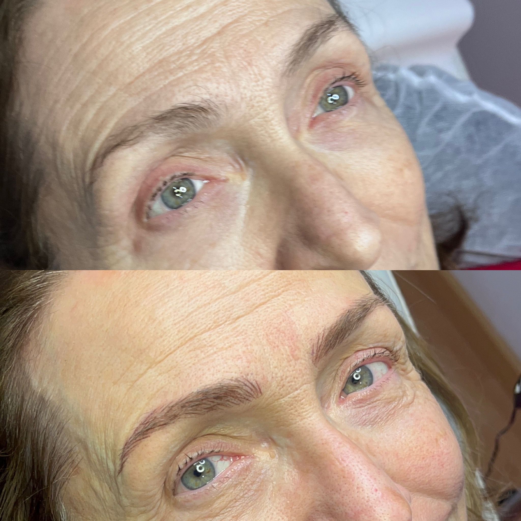 Relleno de cejas con efecto pelo a pelo